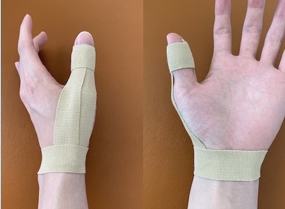 突き指の対処法とテーピング 佐久平整形外科クリニック