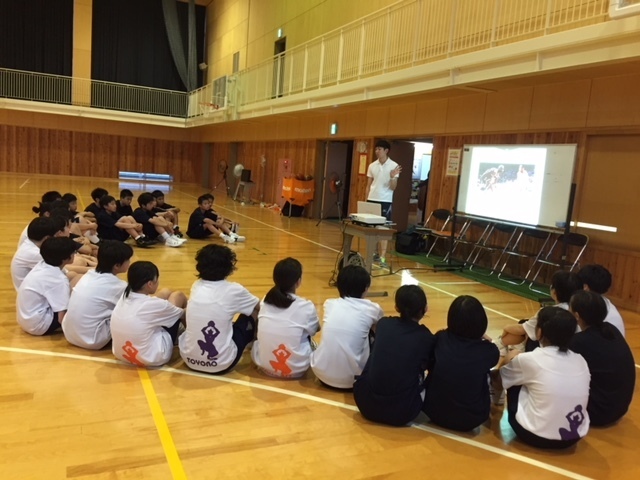 豊野中学校バスケ部コンディショニング教室 | 長野整形外科